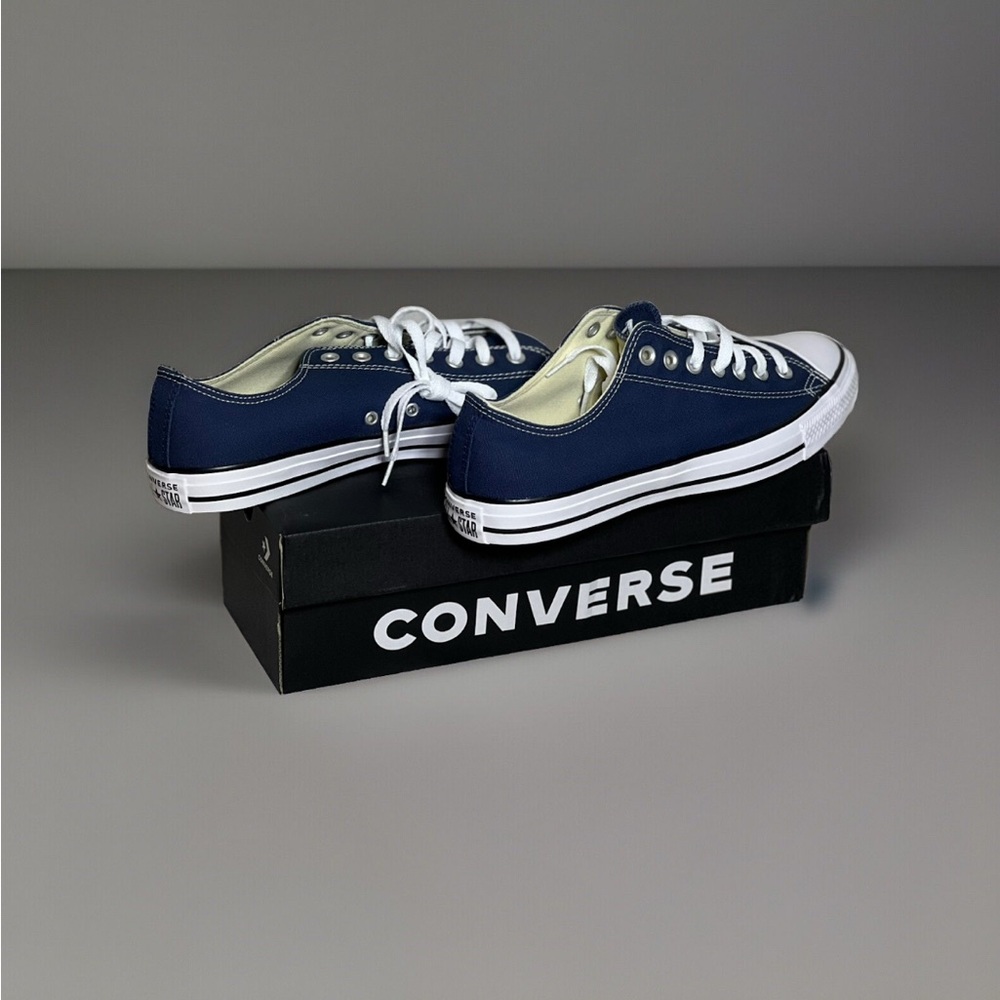 Men’s, Navy Blue, low top Converse, brand new, never worn.
